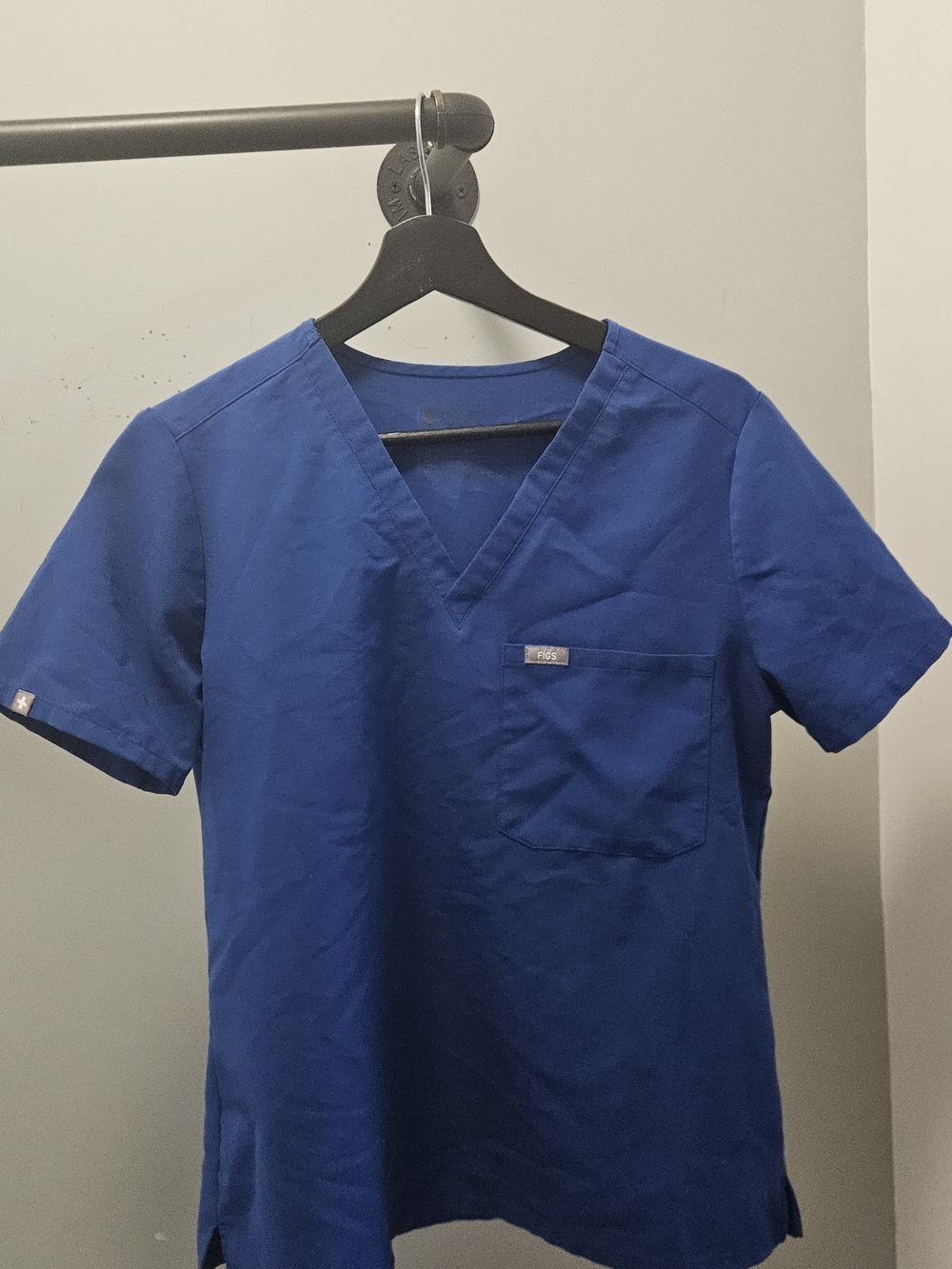 Figs Medical Scrub Top - Royal Blue